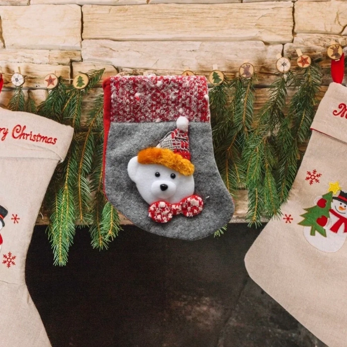 USLUCAN ALIŞVERİŞ Yılbaşı Dekor Çorap