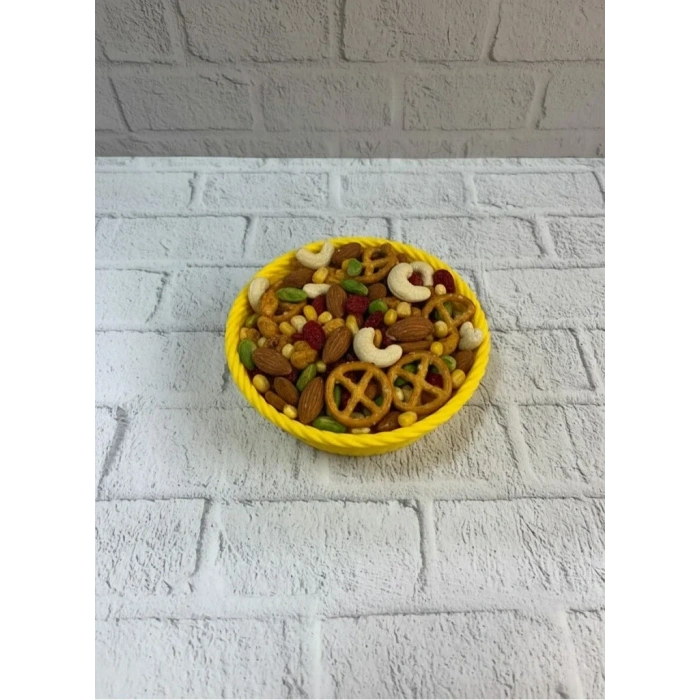 USLUCAN ALIŞVERİŞ YUVARLAK ÇEREZLİK SARI