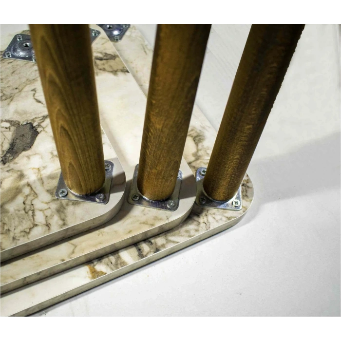 USLUCAN ALIŞVERİŞ Zigon Sehpa Ahşap Torna Ayak Efes Kr 1001