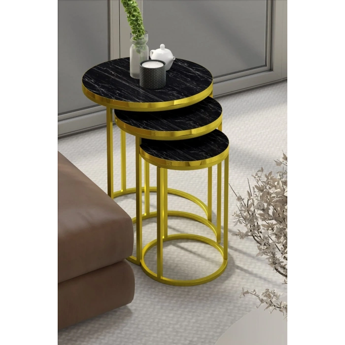 USLUCAN ALIŞVERİŞ ZİGON SEHPA C LÜX GOLD BENDİR