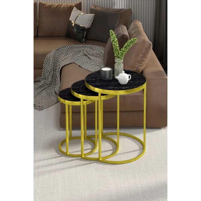 USLUCAN ALIŞVERİŞ ZİGON SEHPA C LÜX GOLD BENDİR