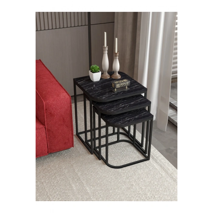 USLUCAN ALIŞVERİŞ Zigon Sehpa Damla Bendir