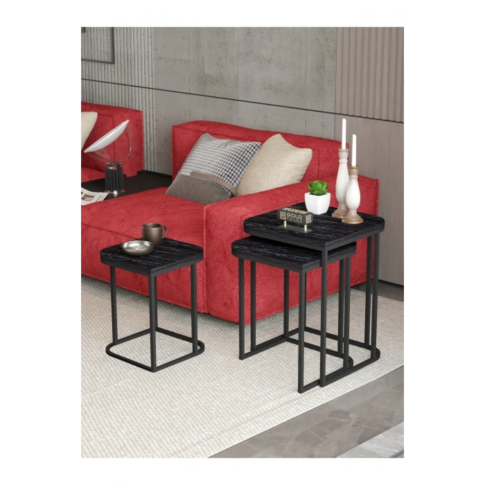 USLUCAN ALIŞVERİŞ Zigon Sehpa Damla Bendir