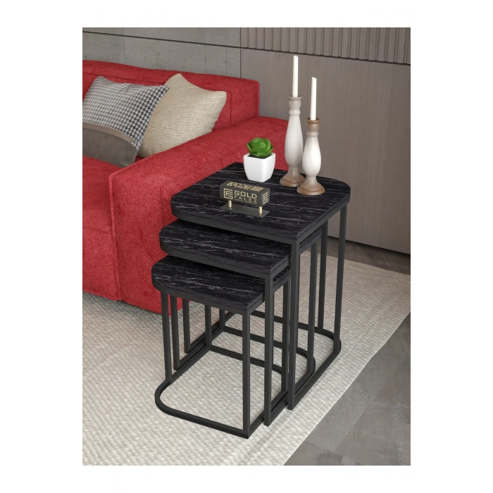 USLUCAN ALIŞVERİŞ Zigon Sehpa Damla Bendir