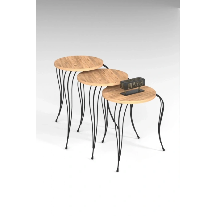 USLUCAN ALIŞVERİŞ ZİGON SEHPA LÜKENS ANTRASİT CEVİZ