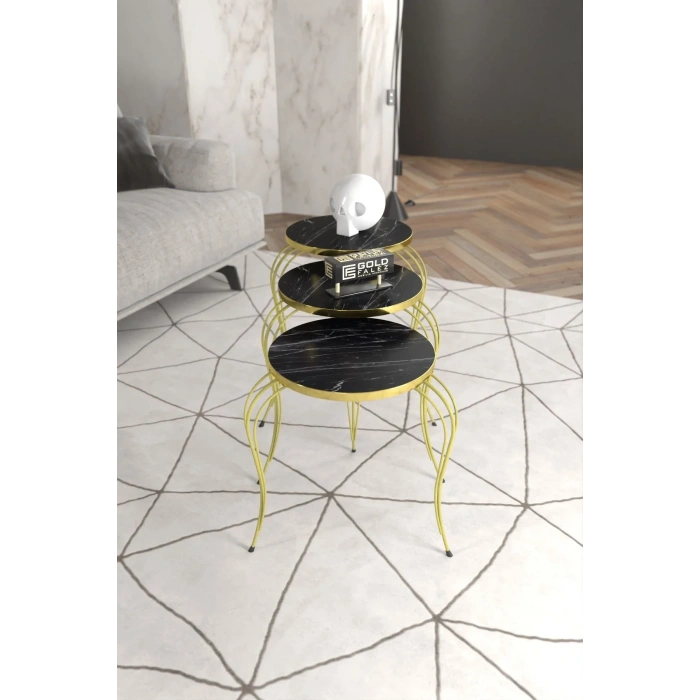 USLUCAN ALIŞVERİŞ ZİGON SEHPA LÜKENS GOLD BENDİR