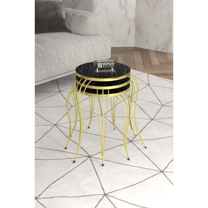 USLUCAN ALIŞVERİŞ ZİGON SEHPA LÜKENS GOLD BENDİR