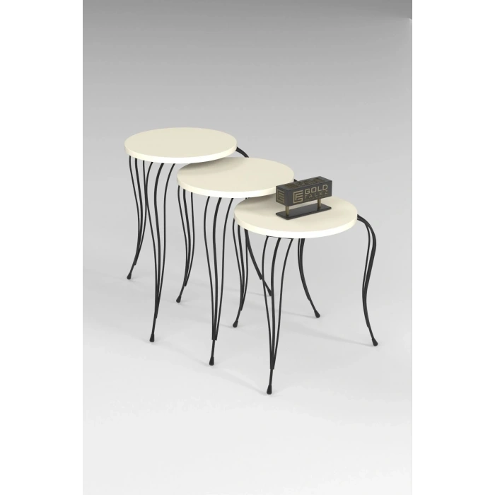 USLUCAN ALIŞVERİŞ ZİGON SEHPA LÜKENS KREM