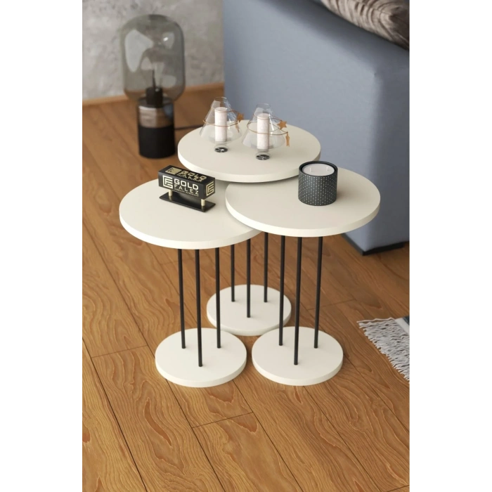 USLUCAN ALIŞVERİŞ Zigon Sehpa Terra Krem