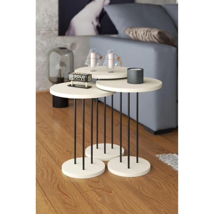 USLUCAN ALIŞVERİŞ Zigon Sehpa Terra Krem