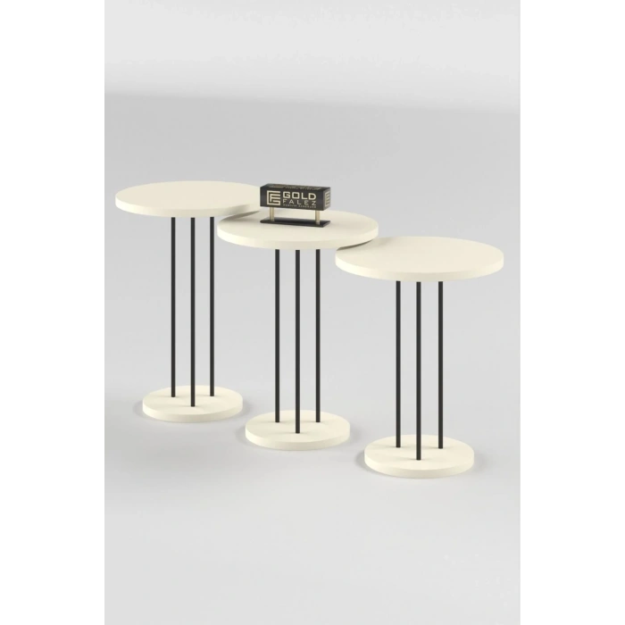 USLUCAN ALIŞVERİŞ Zigon Sehpa Terra Krem