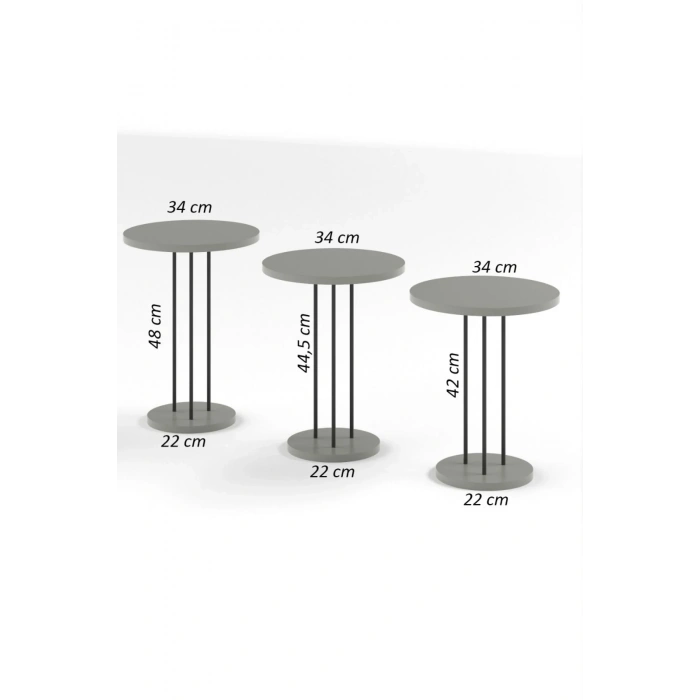 USLUCAN ALIŞVERİŞ Zigon Sehpa Terra Krem