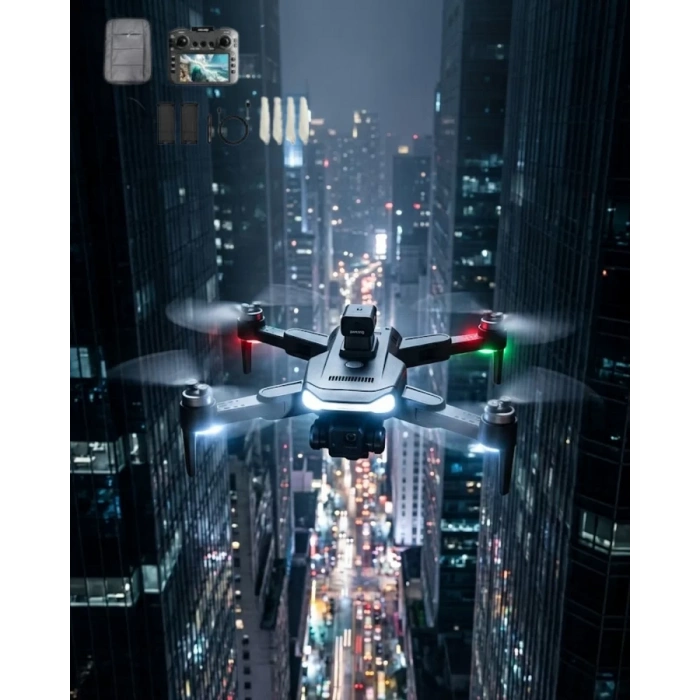 Uzaktan Kontrollü 4K Drone Akıllı Uçuş Modları ve Geniş Açılı Kamera Özellikli