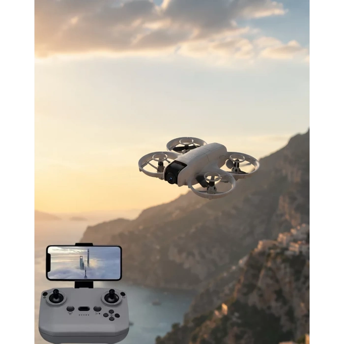 Uzaktan Kumandalı Mini Drone HD Kamera Işıklı Tasarım
