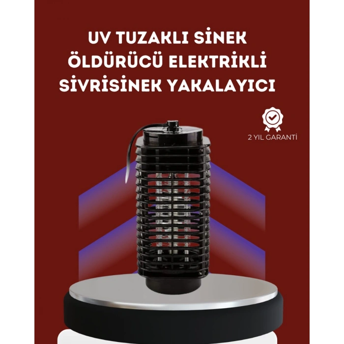 Uzun Ömürlü Elektrikli Sivrisinek Katili – Sessiz Çalışma Güçlü Performans