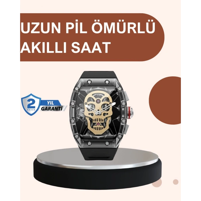 Uzun Pil Ömürlü Akıllı Saat Günlük ve Spor Kullanım