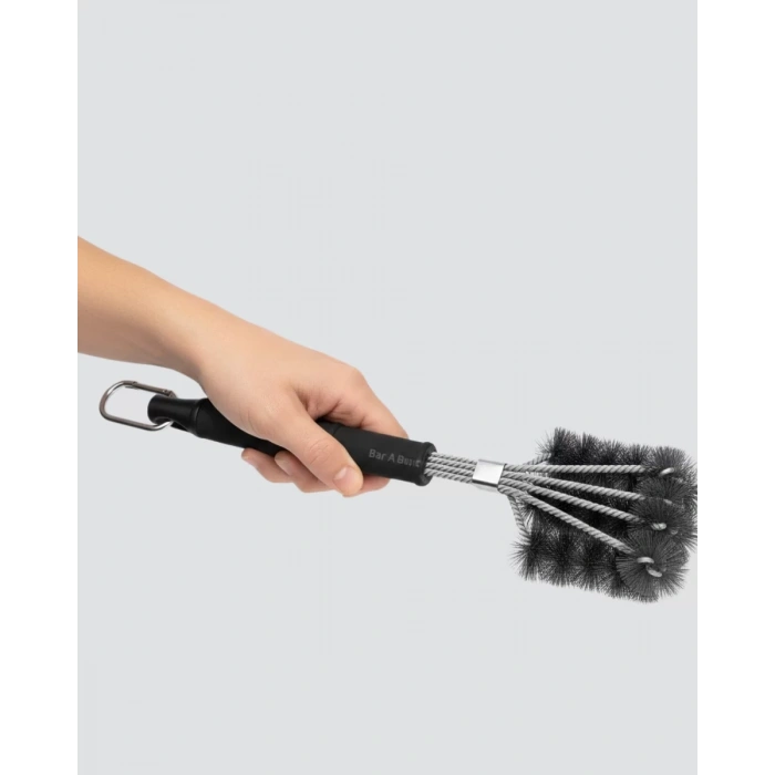 Uzun Saplı Izgara Temizleme Fırçası Çelik Telli Yeni Nesil