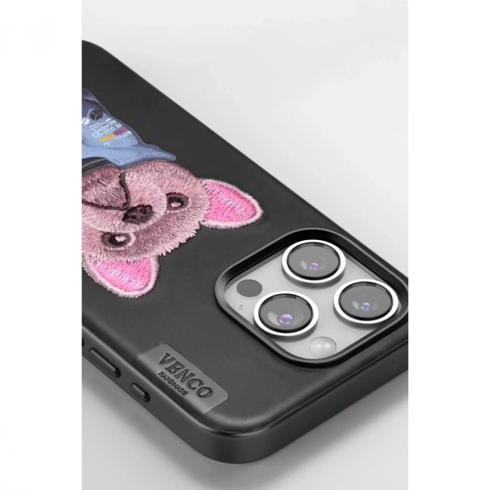 Venco  İphone 15 Pro Max Cute Desenli Kapak - Siyah