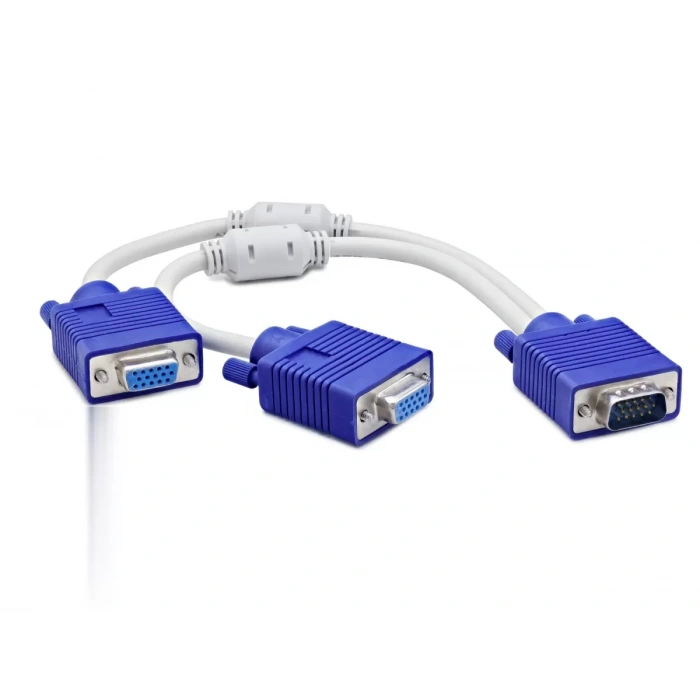 Vga Y Çoklayıcı Kablo 2 Çıkışlı 30 Cm HDX7753