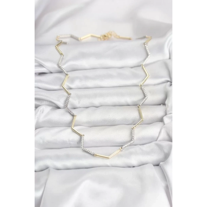 VIP Seri Zikzak Model Kadın Kolye - TJ-BKO10760