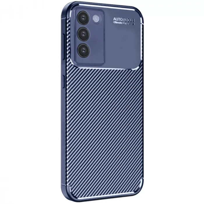 Vivo V30 Lite 4g Kılıf Auto Focus Karbon Kapak - Lacivert