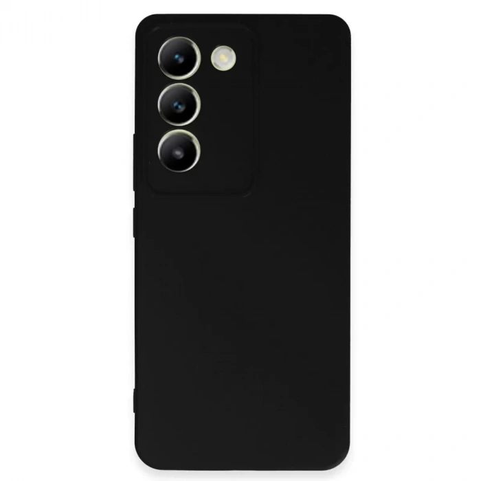 Vivo V30 Lite 4g Kılıf First Silikon - Siyah