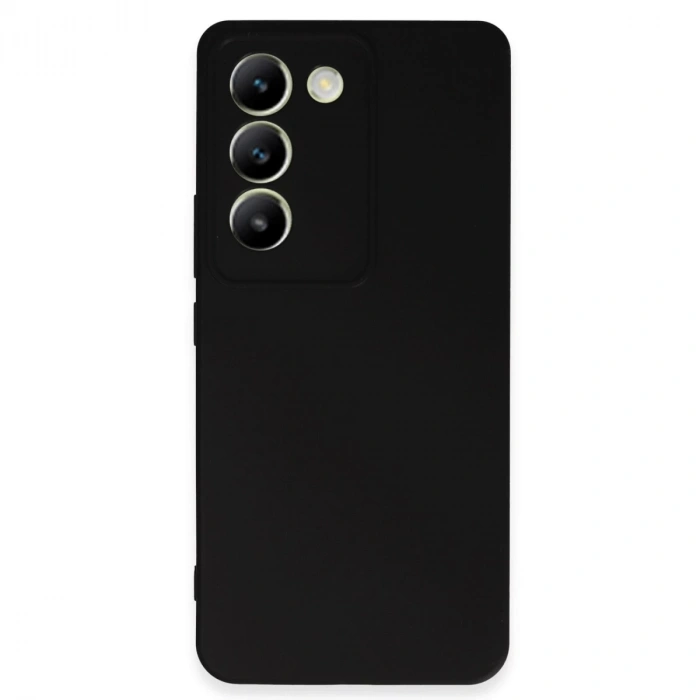Vivo V30 Lite 4g Kılıf First Silikon - Siyah