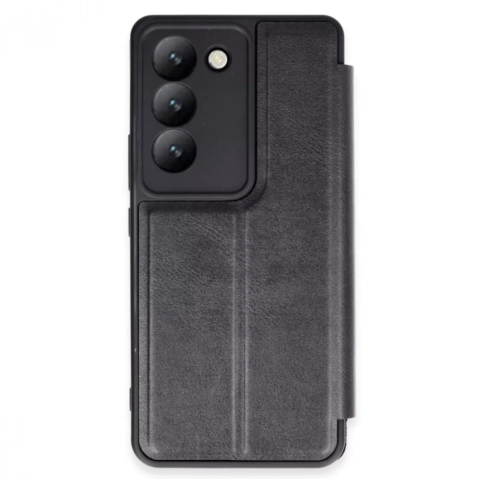 Vivo V30 Lite 4g Kılıf Flip Cover - Siyah