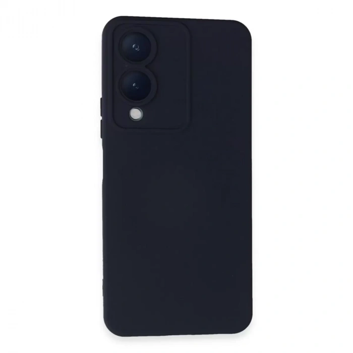 Vivo Y17s Kılıf Nano İçi Kadife Silikon - Lacivert