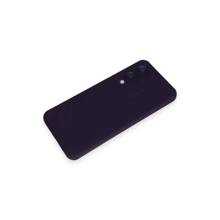 Vivo Y17s Kılıf Nano İçi Kadife Silikon - Mor