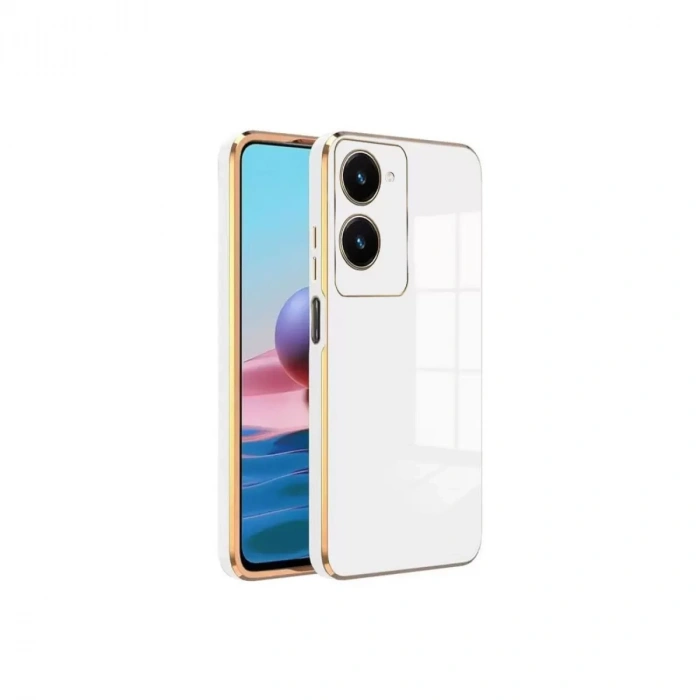 Vivo Y18 Kılıf Volet Silikon - Beyaz