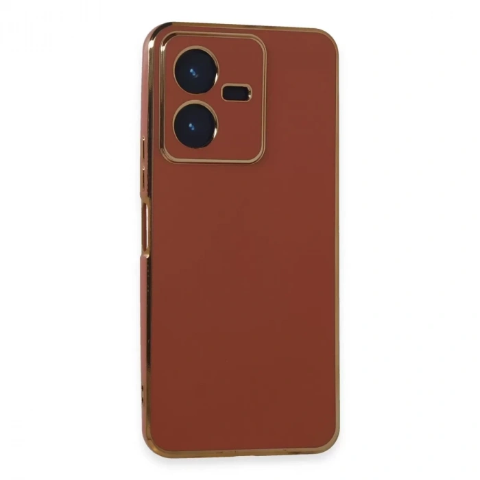 Vivo Y22 2022 Kılıf Volet Silikon - Kırmızı
