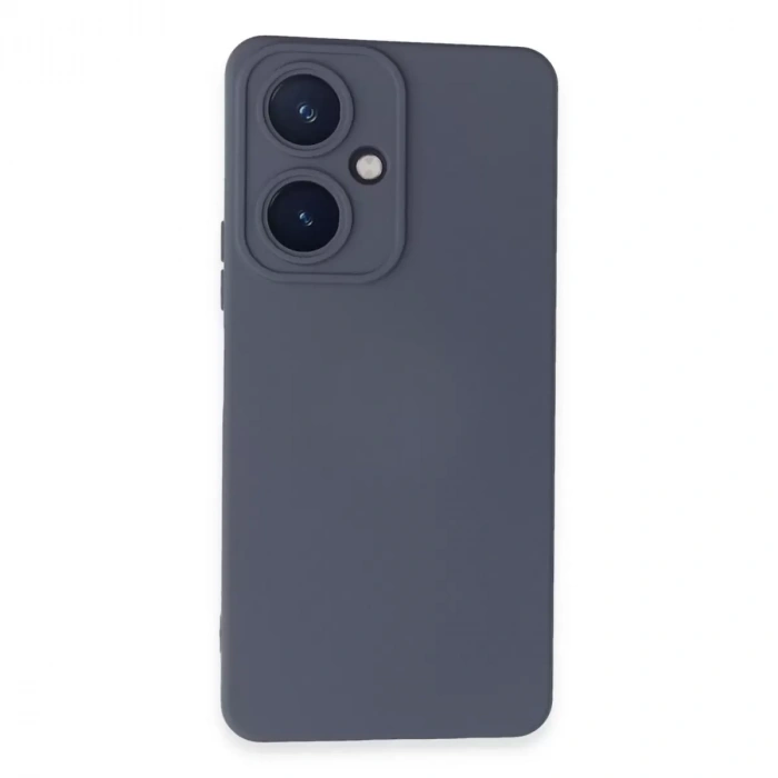 Vivo Y27 Kılıf Nano İçi Kadife Silikon - Gri