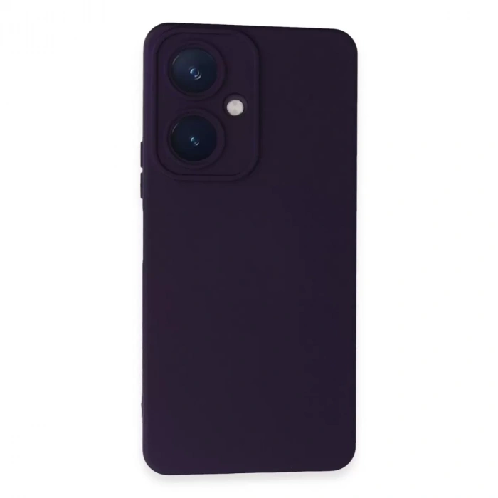 Vivo Y27 Kılıf Nano İçi Kadife Silikon - Mor