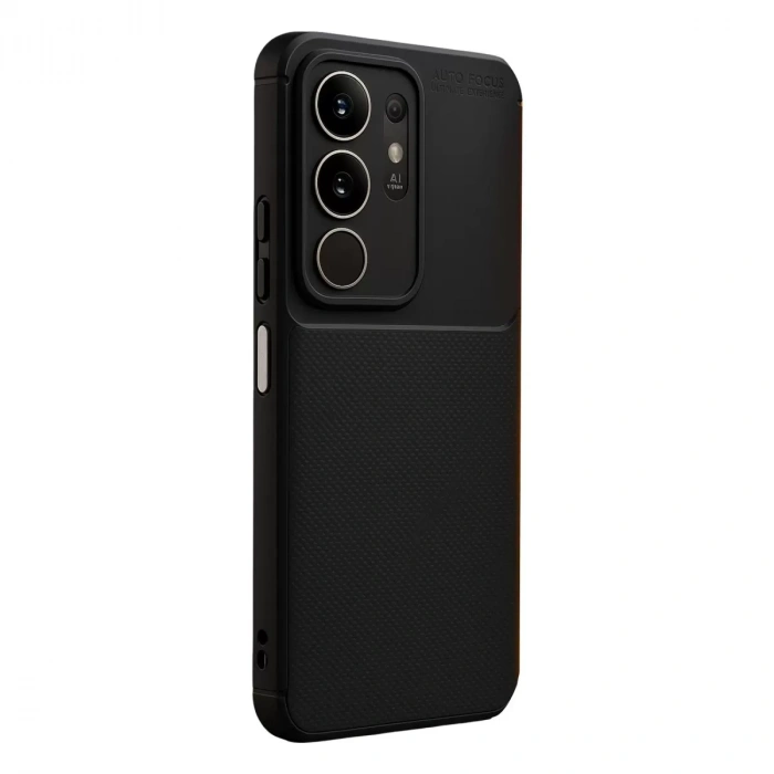 Vivo Y29 4g Auto Focus Karbon Kapak - Siyah