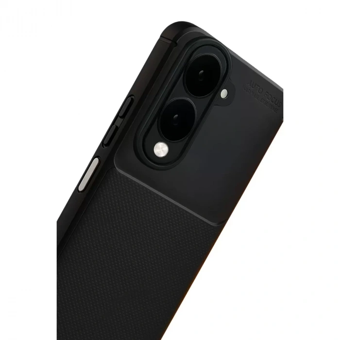 Vivo Y29s Auto Focus Karbon Kapak - Siyah