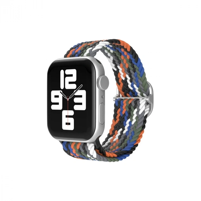 Watch 22mm  Kordon - Gri-turuncu