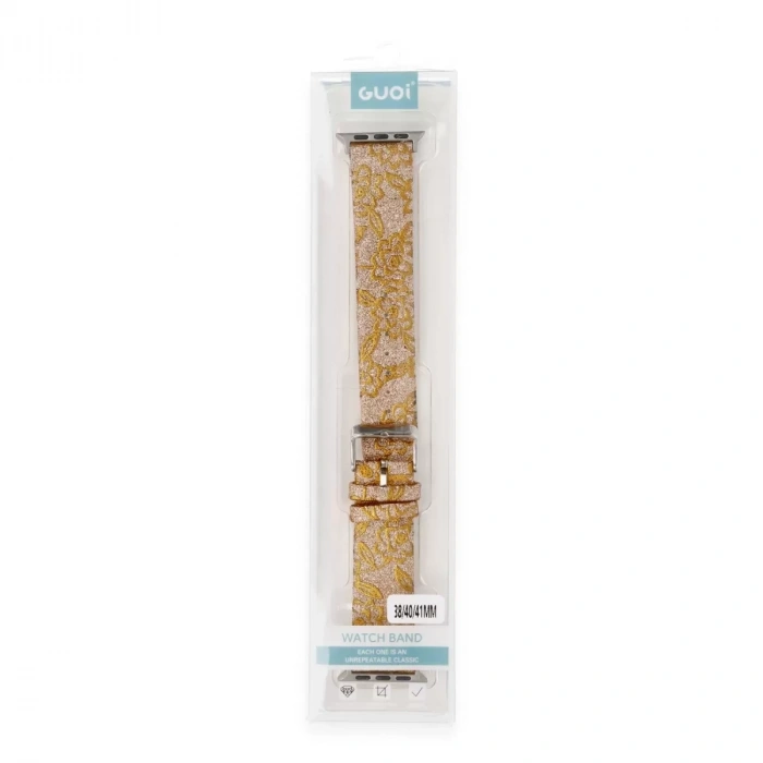 Watch 38mm Creeper Desenli Kordon - Gold