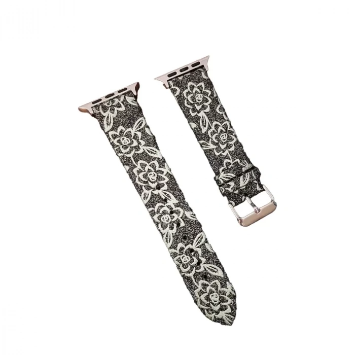 Watch 38mm Creeper Desenli Kordon - Siyah