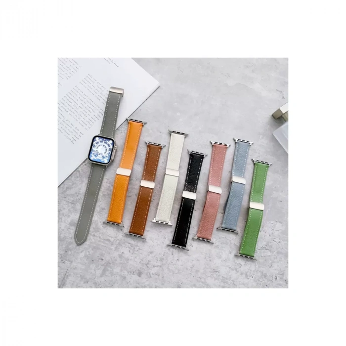 Watch 38mm Kr414 Daks Deri Kordon - Lacivert