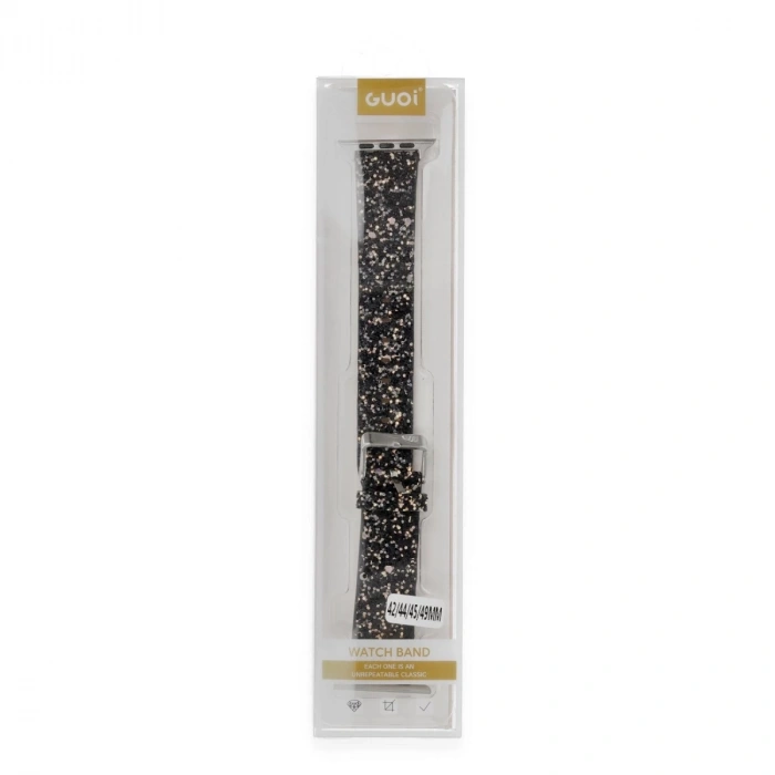 Watch 42mm Ry Taşlı Kordon - Siyah