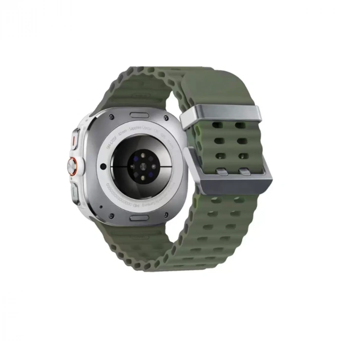 Watch 7 Ultra Kr417 Rug Silikon Kordon - Koyu Yeşil