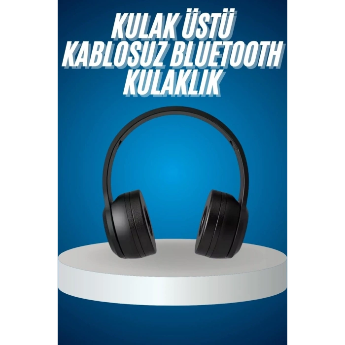 Wireless 5.0 Bluetooth Kablosuz Kulaklık ANC Özellikli Kulak Üstü Ayarlanabilir