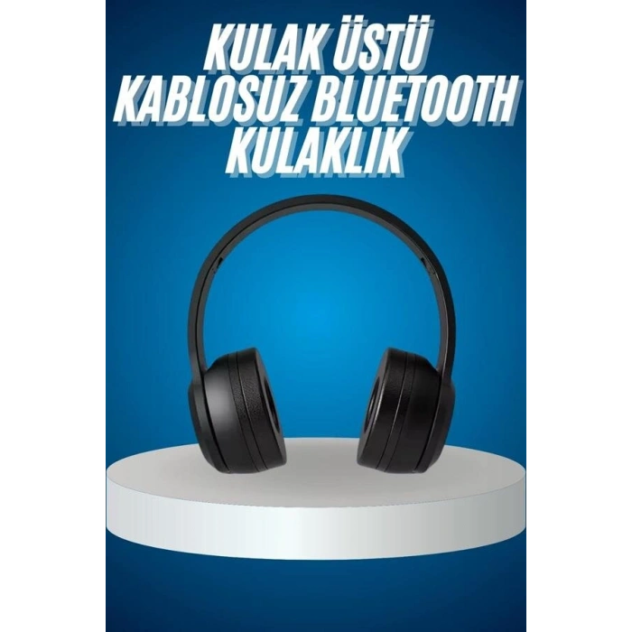 Wireless 5.0 Bluetooth Kablosuz Kulaklık ANC Özellikli Kulak Üstü Ayarlanabilir