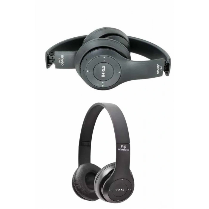 Wireless 5.0 Bluetooth Kablosuz Kulaklık ANC Özellikli Kulak Üstü Ayarlanabilir