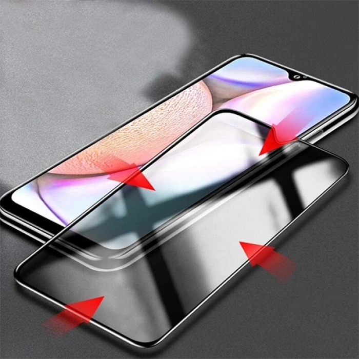 Xiaomi Mi 10 Lite 3D Full Privacy Gizlilik Tempered Cam Ekran Koruyucu-(5775)