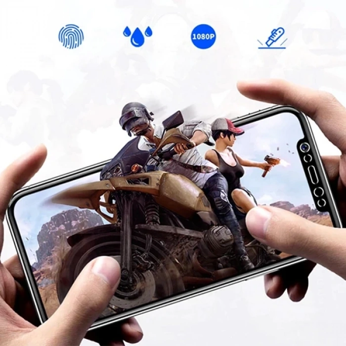 Xiaomi Mi 10T-10T Pro 3D Full Privacy Gizlilik Tempered Cam Ekran Koruyucu-(5775)