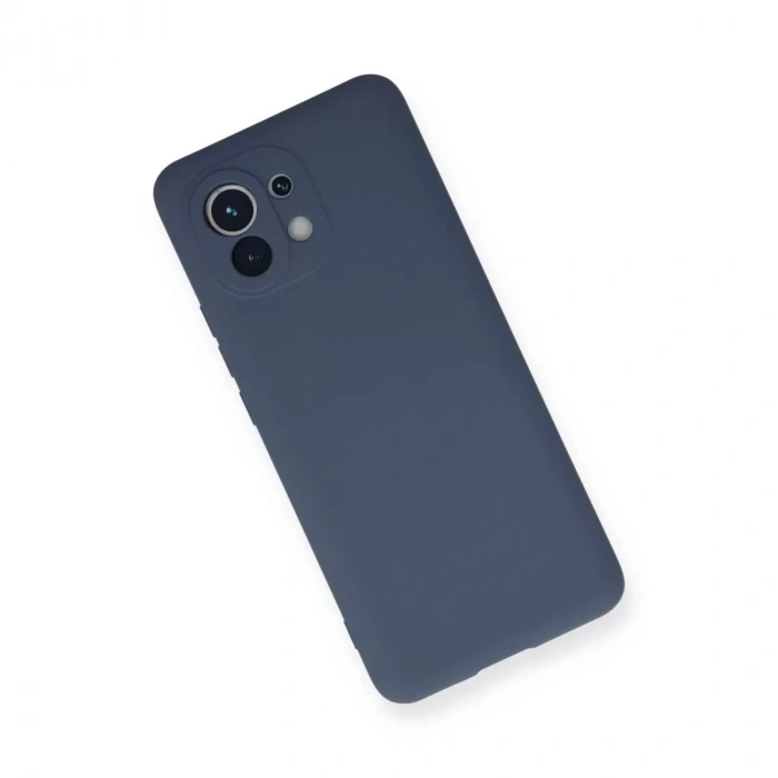 Xiaomi Mi 11 Kılıf Nano İçi Kadife Silikon - Gri