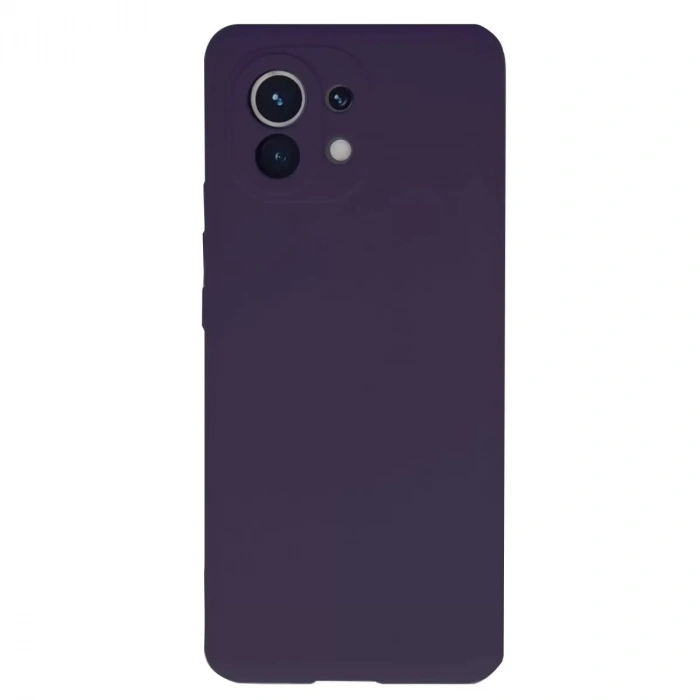 Xiaomi Mi 11 Kılıf Nano İçi Kadife Silikon - Mor
