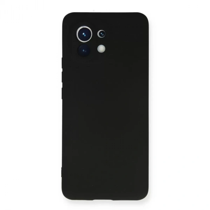 Xiaomi Mi 11 Kılıf Nano İçi Kadife Silikon - Siyah